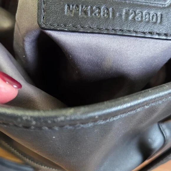 Coach Daisy Mia Black Leather Crossbody Bag Purse - Picture 13 of 16